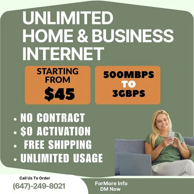 HOME INTERNET $45/MONTH — PURE FIBRE ⚡ FAST & RELIABLE