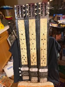 Vintage  1940’s  Triple Neck  6 string Console Guitar