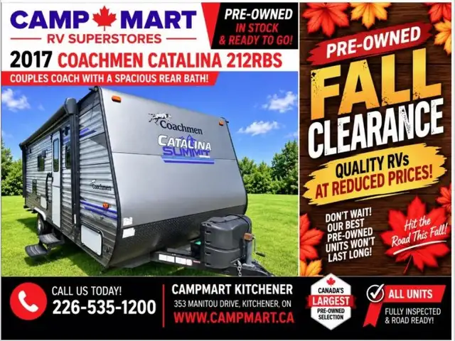 2019 Coachmen RV Catalina 212RBS