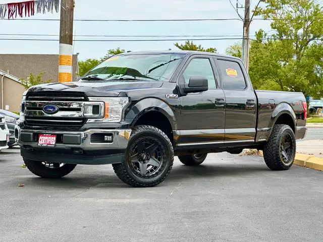 2018 FORD F-150 XLT 5.0L V8 COYOTE 4X4 SUPER CREW CERTIFIED