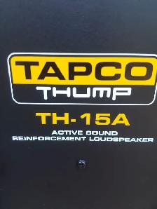 Tapco Thump TH-15A 400 watt powered speaker Pelican 1690  Case - Photo 7
