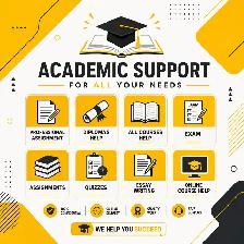 Online Study Help - Exams, Courses & Assignments Test Quiz 100%