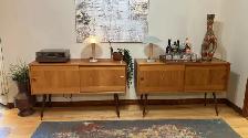 Mid century TEAK TECK Modulaire. Bar Buffet crédence, bahut disq - Photo 4