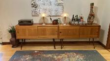 Mid century TEAK TECK Modulaire. Bar Buffet crédence, bahut disq - Photo 5
