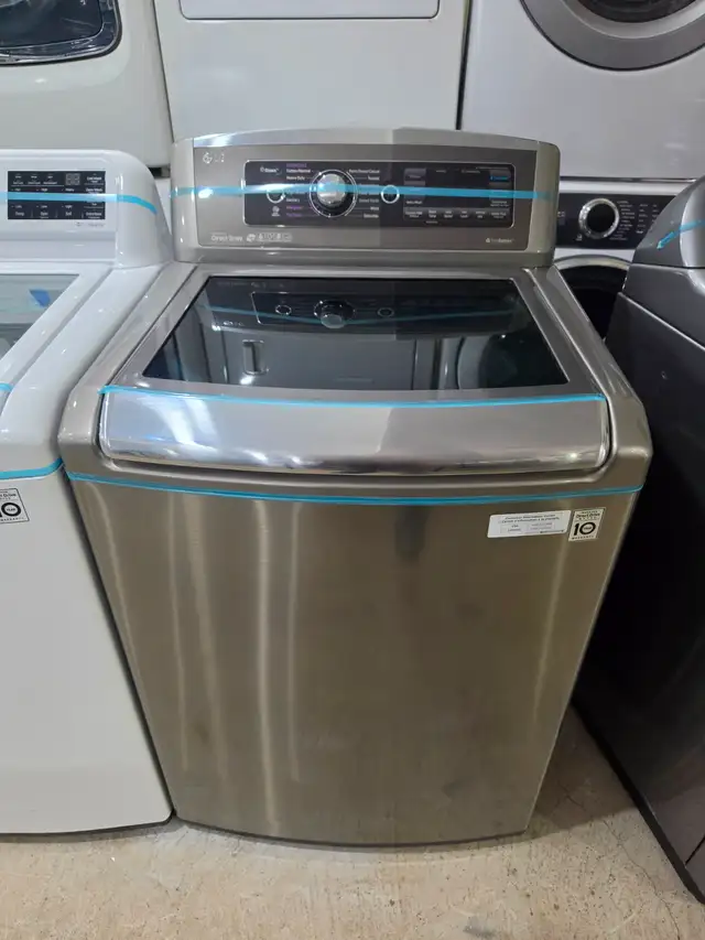 LG 27' Stainless Steel Top-Load Washer W/ Glass Lid CAN DELIVER