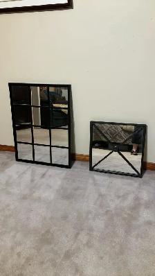 Miroirs pour mur ou commode. Prix est pour les deux. Mirrors for - Photo 2