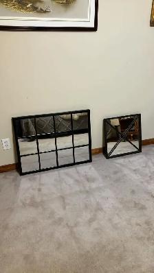 Miroirs pour mur ou commode. Prix est pour les deux. Mirrors for - Photo 6