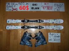 ENSEMBLES KITS DE SKI ALPIN ET TWIN TIP 130 135 140 CM - Photo 8