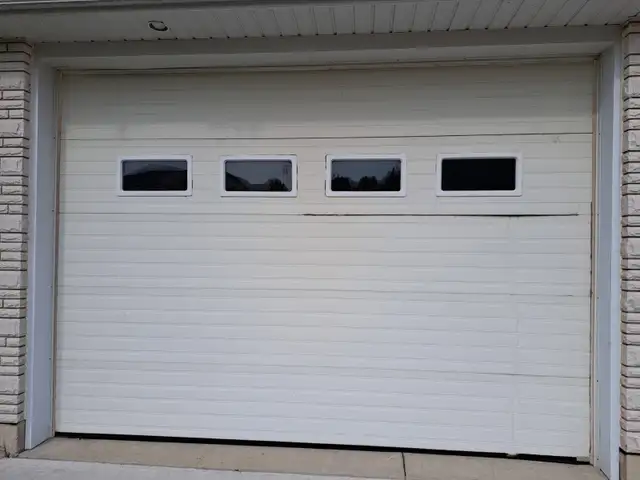 White Garage Door