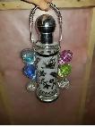 Vintage Liquor Decanter & 6 Shot Glass Bar Set with Metal Carryi