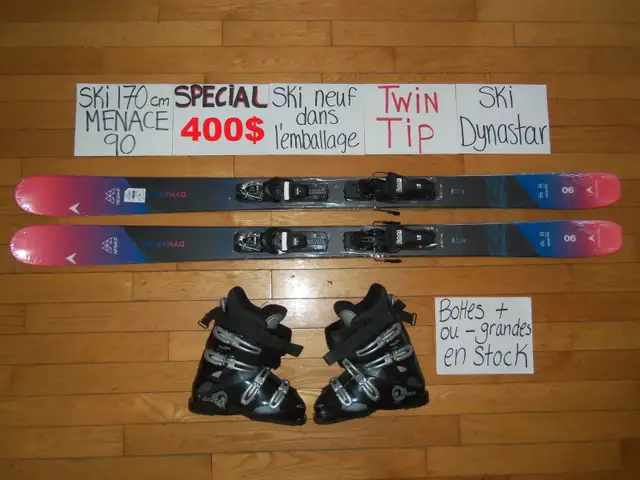 ENSEMBLES SKI ALPIN TWIN TIP 150 157 163 168 172 176 180 CM