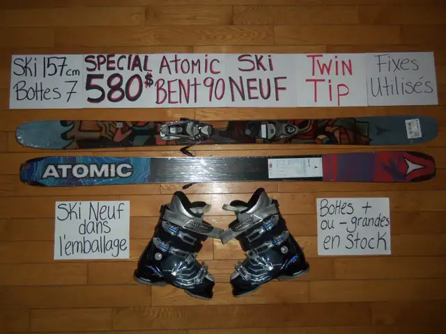 ENSEMBLES SKI ALPIN TWIN TIP 150 157 160 168 170 176 180 CM