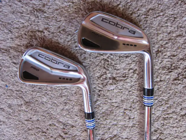 GREAT SHAPE KING COBRA FORGED STIFF STEEL IRONS