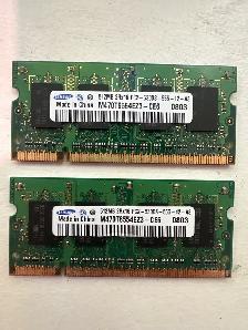RAM sticks 2x512MB (Samsung) from Intel MacBook