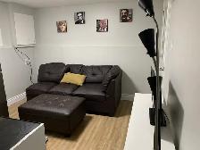 Full basement for rent furnished