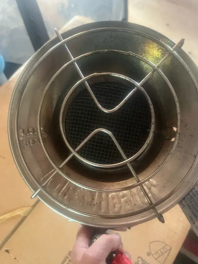 mr. Heger propane tank heater