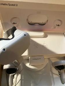 Meta quest 2 oculus 128gb with box,charger and accessories - Photo 4