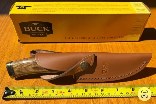 192 Vanguard Buck Knife & Sheath
