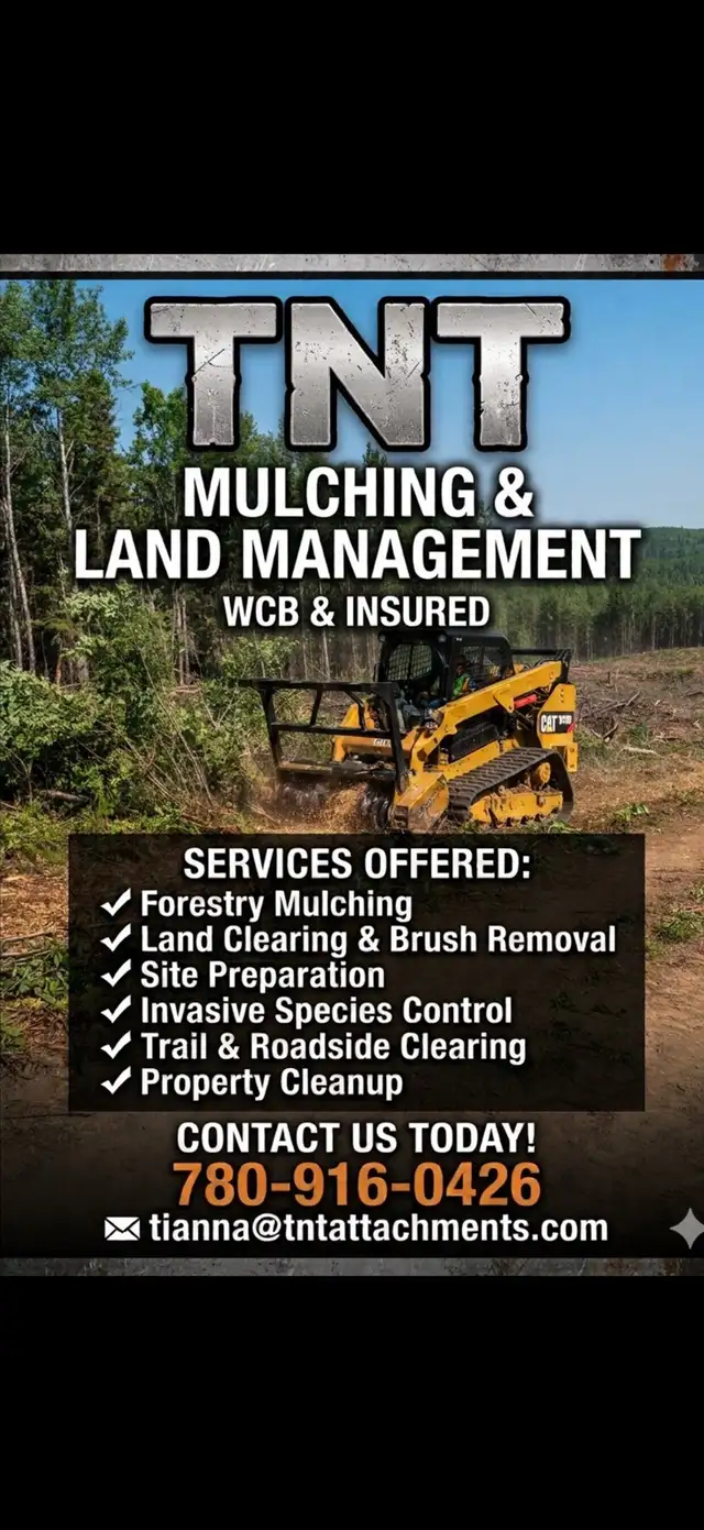 mulching equipment parkland county and surrounding areas