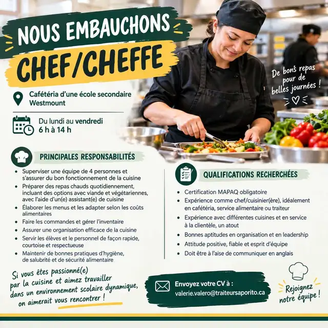 Chef School Cafeteria