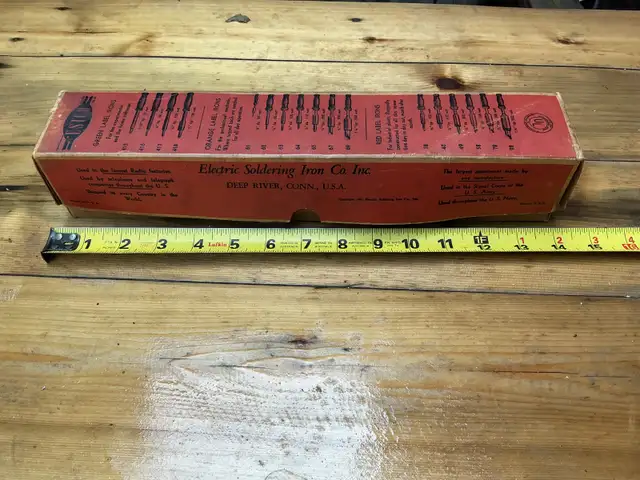 Original Boxed Vintage ESICO Electric Soldering Iron !