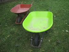 LIKE NEW WHEELBARROWS ONE STEEL & ONE PLASTIC - Photo 2