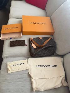 Louis Vuitton purse and wallet