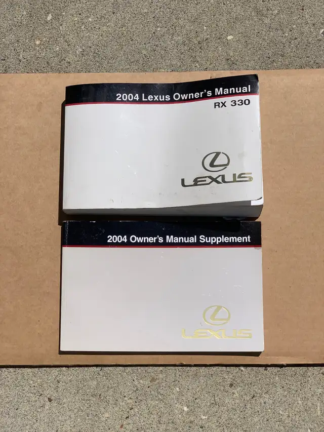 2004-2009 Lexus RX330 / RX350 owner's manuals