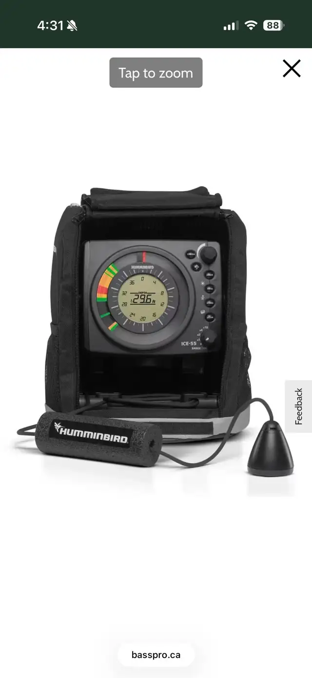 Humminbird ICE 55 flasher bundle