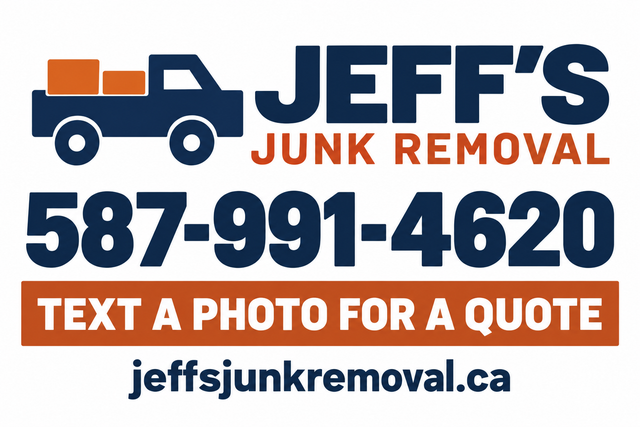 Junk Removal & Delivery Services Edmonton | Text Jeff