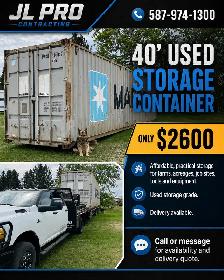 40 ‘ USED CONTAINER