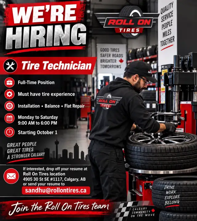 tire technician hiring