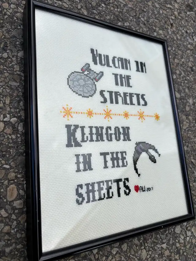 Star Trek Cross Stitch Art