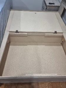 Queen Storage Bed  and Mattress - Photo 2