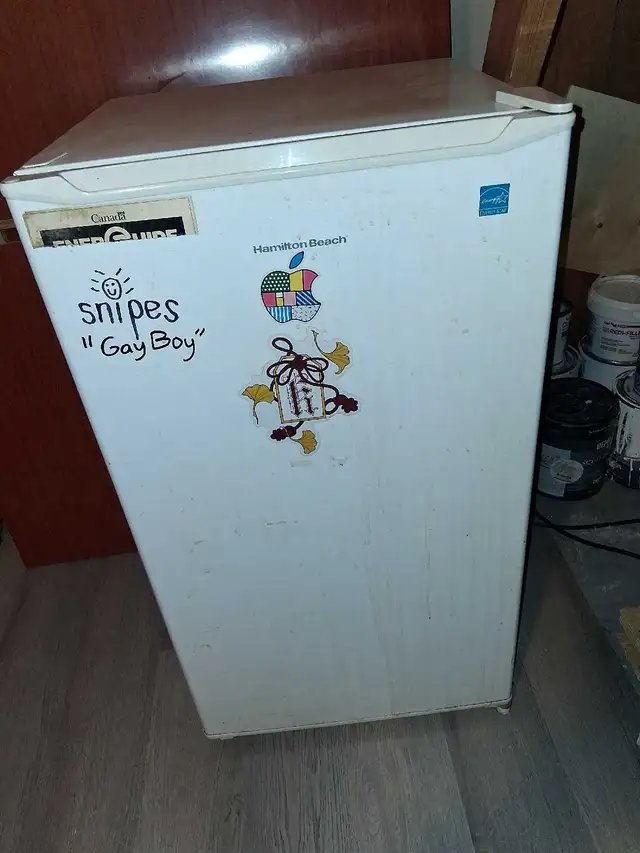 Free Hamilton Mini Fridge
