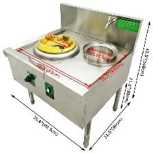 High Fire Stove LPG Gas Burner w/Baffle & Water Basin 053134 - Photo 9