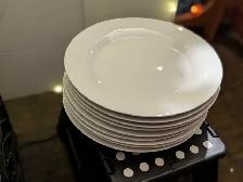 Rustic Antler Handle Serving Bowl   Matching plates - Photo 4