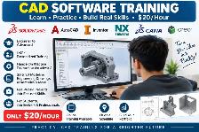 CAD SOFTWARE TRAINING – $20/HOUR