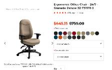 Global Granada Deluxe TS1170-3 - High Back Multi-Tilter Chair! - Photo 8