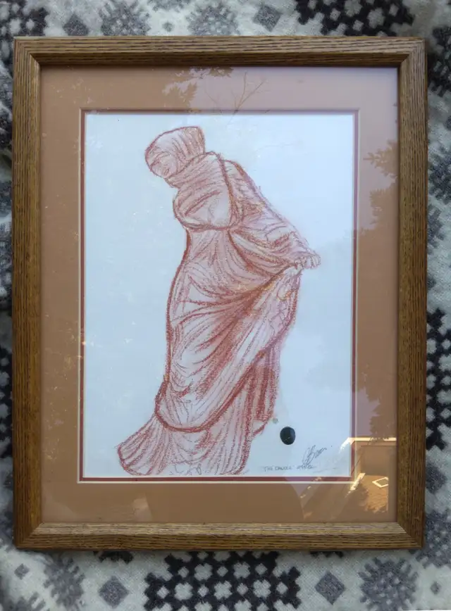 Dance-Themed Fine Art- Local artist Carol Brown Solid Wood Frame