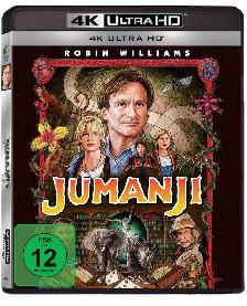 4K Blu ray Movie Jumanji with Robin Williams