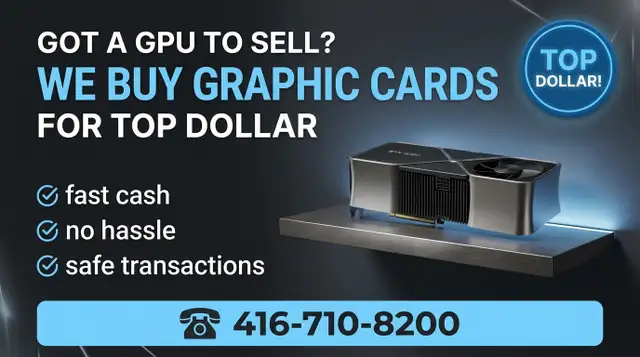 We Buy Graphics Cards – Cash Paid