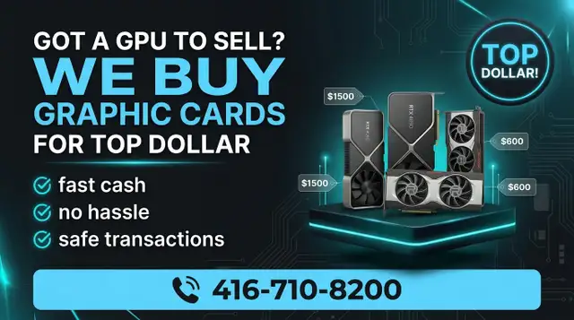 We Buy Graphics Cards – Cash Paid