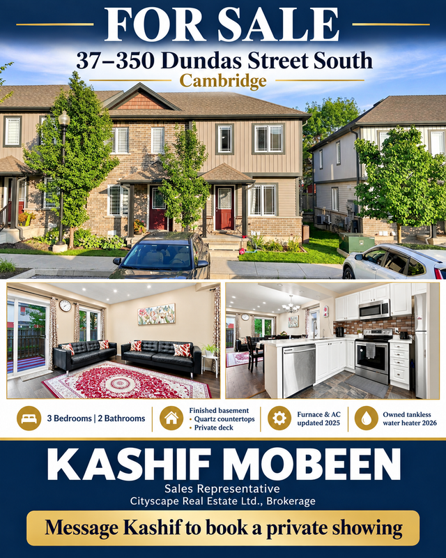 MLS X13740840 | 3 Bed 2 Bath Townhouse | Cambridge | $528,786