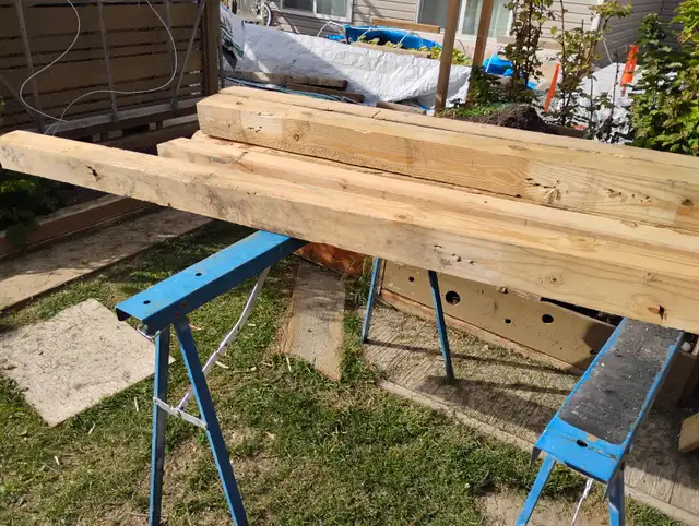 Used Untreated 4' x 4' Lumber