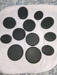 12 pierres chaudes de basalte