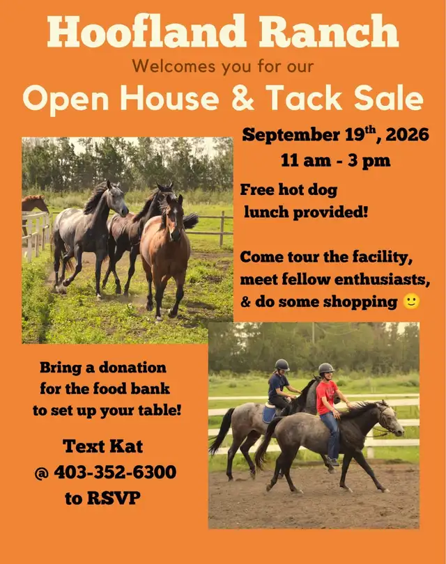 Open House & Tack Sale @ Hoofland Ranch