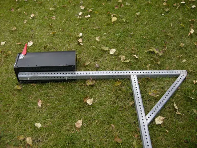 Mailbox with Adjustable Height Stand