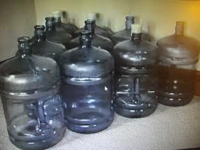 water jugs  $7 each