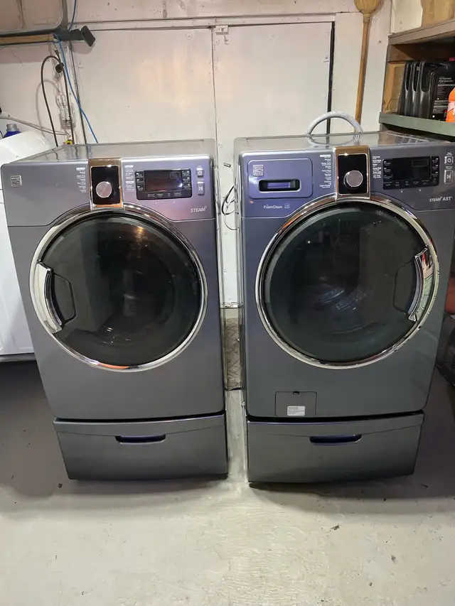 Kenmore Washer and Dryer with Drawers